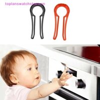 Toplanswatchstore 1 / 5 Chiếc Bếp Tay Cầm Khóa Bếp Gas Núm Khóa Chống Bé Lò Nướng Núm Nắp Khóa Bếp Gas Chống Trẻ Em Núm Có Dụng Cụ Chống Trẻ Em VN