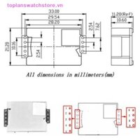 Toplanswatchstore Mô-đun cảm biến CO2 hồng ngoại hồng ngoại IR Cảm biến khí Carbon Dioxide NDIR VN