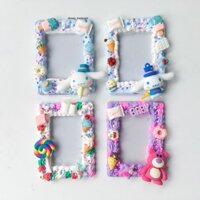 toploader deco bảo vệ giấy màu đắt đỏ kem keo Cinnamon roll