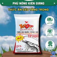 TOPONE 2KG- Thức ăn tăng trọng cho tôm, cá cảnh, 7 màu, guppy