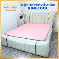 Topper nệm điều hòa KC4, combo cao cấp Kingcool KC4-CB vải Tencel mẫu mới 2024 giảm từ 4-6° C Duhalatex Store