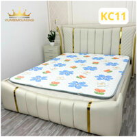 Topper nệm điều hòa vải tencel dày 7cm  chần lông vũ KingCool công nghệ làm mát giảm từ 4-6 độ và kháng khuẩn