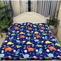 Topper Tấm Làm Mềm Đệm 1m6x2m và 1m8x2m Mẫu 2021,được chọn mẫu,khủng long xanh