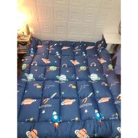 Topper Tấm Trải Nệm 5* hàng cao cấp bông tấm trải đều hết tấm nệm độ dày từ 7-9 cm