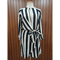 TOPSHOP thanh lý - Đầm khoét ngực kẻ sọc bymo - Size S