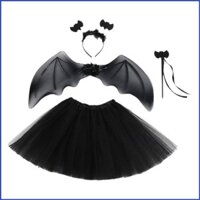 Topsky Công Chúa Cổ Tích Trang Phục Bộ Cánh Cây Đũa Phép Tóc Tutu Quà Tặng Cho Ngày Trẻ Em