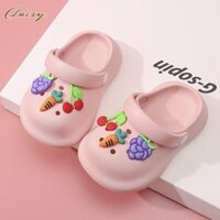 Topstar✨ Giày đi biển trẻ em mùa hè Hoạt hình dễ thương Crocs Giày đế mềm thoải mái cho bé trai và bé gái