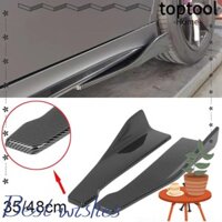 Toptool Cản Xe Ô Tô Spoiler Môi Sau, Máy Khuếch Tán Sợi Carbon Bên Váy Thanh Ốp Lưng, Phụ Kiện Ô Tô Bộ Chia Cánh Gió Mở Rộng ABS Chống Trầy Xước Xe Ô Tô