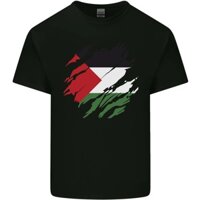 Torn Cờ Palestinian Day Bóng Đá Áo Thun Nam