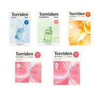 Torriden 5 loại gói khẩu trang (Axit Hyaluronic phân tử thấp bổ sung, Cica cân bằng, Làm sáng da, Chỉ mặt Gel Collagen, Mặt & Cổ)