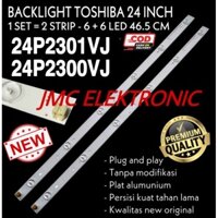 TOSHIBA Đèn LED 24 INC 24P2300VJ 24P2301VJ 24P2300 24P2301 BL 24IN 6K 3V Ánh Sáng Trắng Chất Lượng Cao