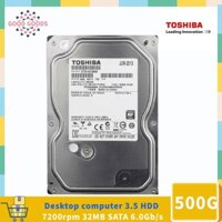 Toshiba (DT01ACA050) 500GB HDD 7200 RPM 32MB Cache SATA 6Gb / s 3.5 "Máy tính để bàn Ổ cứng bên trong