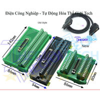 Tốt Board Mạch Ra Chân Domino Vặn Vít Kết Nối Đầu Driver Jack 50 Pin Cáp SCSI 50I/O MDR CN1 J3 Female Connector Breakout