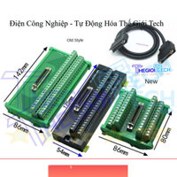 Tốt Board Mạch Ra Chân Domino Vặn Vít Kết Nối Đầu Driver Jack 50 Pin Cáp SCSI 50I/O MDR CN1 J3 Female Connector Breakout