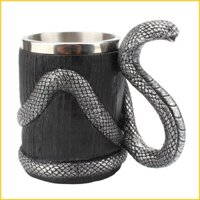 Tốt HƠN Cho Sáng Tạo 600ml Thép Không Gỉ Bia Cốc 3D Nhựa Rắn Tay Cầm Hai Lớp Cốc Uống Tankard Cà Phê Sữa