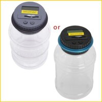Tốt HƠN Đếm Tự Động Trong Suốt Điện Tử Piggy Bank Đồng Xu Tiết Kiệm Hộp Đựng Tiền