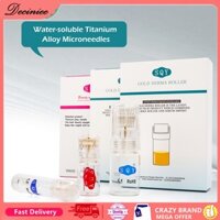 Tốt Nhất Derma Roller Titan Mẹo Microneedle 0.25mm Vàng Tự Động Derma Tem Chăm Sóc Da Chống Lão Hóa Serum Tiêm Có Thể Tái Sử Dụng