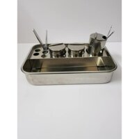 [Tốt Nhất] Khay Đa Năng Đựng Dụng Cụ Y tế  [ Bộ khay inox ] Dùng Trong Y Tế Spa TMV