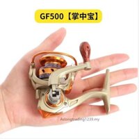 Tốt Nhất Mini Fising reel 500 Full Kim Loại Cuộn Dây Quay Bass Pike Biển Nước Mặn Bánh Xe Đá Dụ Pancing Giải Quyết