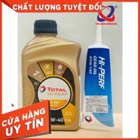 Total Hi Perf Scooter Nhớt xe ga 4T 700 SC tặng Dầu hộp số Gear Oil
