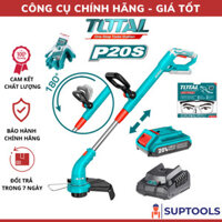 TOTAL Máy cắt cỏ dùng pin 20V kèm 1 pin 1 sạc 1 kính bảo hộ 1 đôi găng tay TGTLI20301 (Chính Hãng)