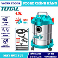 TOTAL Máy Hút Bụi 12L 800W TVC14122 (Cam kết Chính Hãng 100%)
