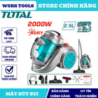 TOTAL Máy Hút Bụi Cầm Tay 2.5L 2000W TVC20258 (Cam kết Chính Hãng 100%)