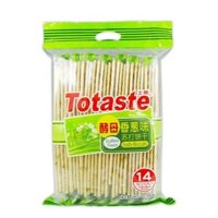 Totaste Soda Bánh Quy Men Sữa Muối Mè Hương Chive 14 Gói Nhỏ Văn Phòng Túi 350g