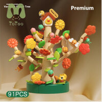 ToToo Trẻ Em Khối Xây Dựng Cây Hoa Khối Xây Dựng Đồ Chơi Cha Mẹ-Con Tương Tác DIY Khu Vườn Khối Xây Dựng Đồ Chơi Giáo Dục