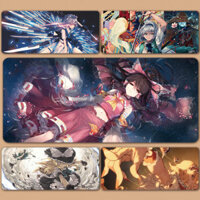 Touhou Project Project Shrine Maiden Hakurei Reimu Kirisame Marisa XXL Bàn Phím Mousepad Lớn