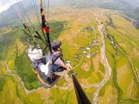 Tour Bay Dù Lượn Ngắm Mùa Vàng/ Nước Đổ Ở Đèo Khau Phạ