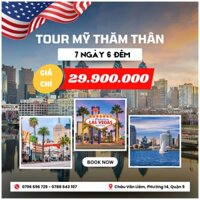 Tour Mỹ du lịch kết hợp thăm thân giá siêu tiết kiệm