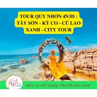 TOUR QUY NHƠN 4N3D BAY SÁNG VỀ CHIỀU: BIỂN ĐẢO HÙNG VĨ KỲ CO - CÙ LAO XANH