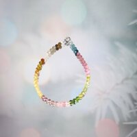 [Tourmaline] Vòng tay Tourmaline đa sắc 3mm