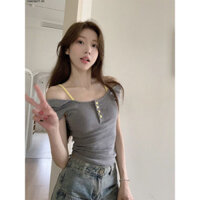 Toxicla31.vn áo phông áo thun nữ croptop baby tee Hàn Phong Dễ thương Cute Trendy WCS24700KW 31Z240731