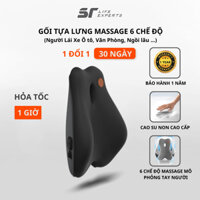 [Toycars] Gối Tựa Lưng Tích Hợp Massage, Đệm Lưng Chống Gù, Giảm Đau Cột Sống Dùng Cho Văn Phòng ô tô - T5