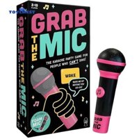 Toychest Lấy Mic Board Games, Tiệc Gia Đình Micro Vui Nhộn Trò Chơi Karaoke Gia Đình, Dành Cho 2-10 Người Chơi Thú Vị 250 Thẻ Lời Ca Sĩ Xấu Trò Chơi Bảng Đồ Chơi Trẻ Em