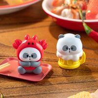Toycity MR.PA Trung Quốc Thế Giới Khách Sạn Gấu Trúc Series Tủ Lạnh Miếng Dán Hộp Mù Đồ Chơi Kawaii Anime Nhân Vật Hành Động Caixa Caja Bất Ngờ