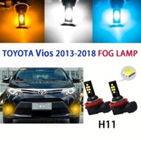 Toyota 2013-2018 vios Đèn Sương Mù H11 Bóng Đèn LED Trắng Vàng Ánh Sáng Thể Thao Bóng Đèn LED Xe Ô Tô