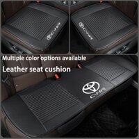 Toyota CHR Car Đệm ghế mới Bộ ba mảnh da đục lỗ, đệm ghế da PU đa năng tất cả các mùa