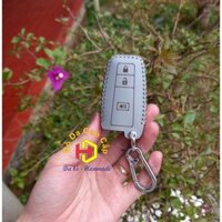[Toyota cross] Bao da chìa khóa Toyota cross bằng da bò, kèm móc khóa, khắc tên miễn phí