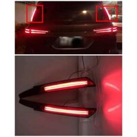 Toyota Fortuner led ốp kính sau led trụ sau fotuner 3 chế độ demi stop xi nhan chạy audi.  đèn led