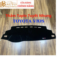 TOYOTA VIOS - Thảm taplo tuyết nhung ô tô Toyota Vios đời 2014 đến 2025 chống nắng, nóng bảo vệ xe