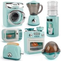 Toys mini toys baby toys girls Trẻ Em Kích Thước Lớn Nhà Bếp Bộ Đồ Chơi Mô Phỏng Nhà Chơi Đồ Chơi Nước Máy Làm Bánh Mì Máy Hấp Trứng Máy Trái Cây