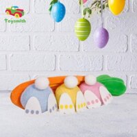 Toysmith Phục Sinh Cà Rốt Thỏ Bộ Đồ Chơi Hoạt Hình Búp Bê Người Bạn Đáng Yêu Phụ Kiện Quà Tặng Bố Trí Cảnh Có Dây Kéo