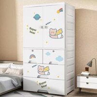 🌸Tp. Hà Nội🌸Có bánh xe tủ đựng quần áo cho bé Dày hơn tủ gỗ cho bé sơ sinh 70cm tủ nhựa đựng quần áo