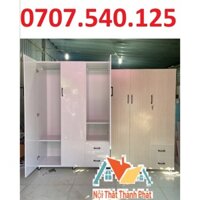 [TP HCM-GIAO SIÊU TỐC] Tủ Nhựa Treo Quần Áo Cao Cấp 3 Cánh Ngang 1m25 Cao 1m7 Sâu 42cm
