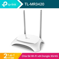TP-Link Cục phát wifi di động 3g/4g Chuẩn N 300Mbps TL-MR3420 - Hãng phân phối chính thức LazadaMall