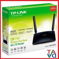 TP-Link MR200 | Router Wi-Fi Di Động 4G LTE 150Mbps, Wifi 2 Băng Tần AC750Mbps | Chính Hãng Bảo Hành 24 Tháng 1 Đổi 1