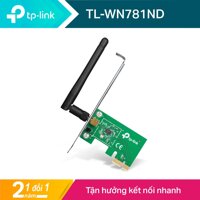 TP-Link PCI Express Card wifi (Thu wifi) Chuẩn N 150Mbps TL-WN781ND - Hãng phân phối chính thức LazadaMall